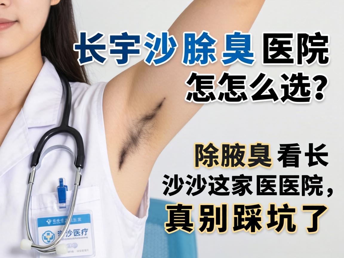 长沙除腋臭医院怎么选？除腋臭看长沙这家医院，真别踩坑了
