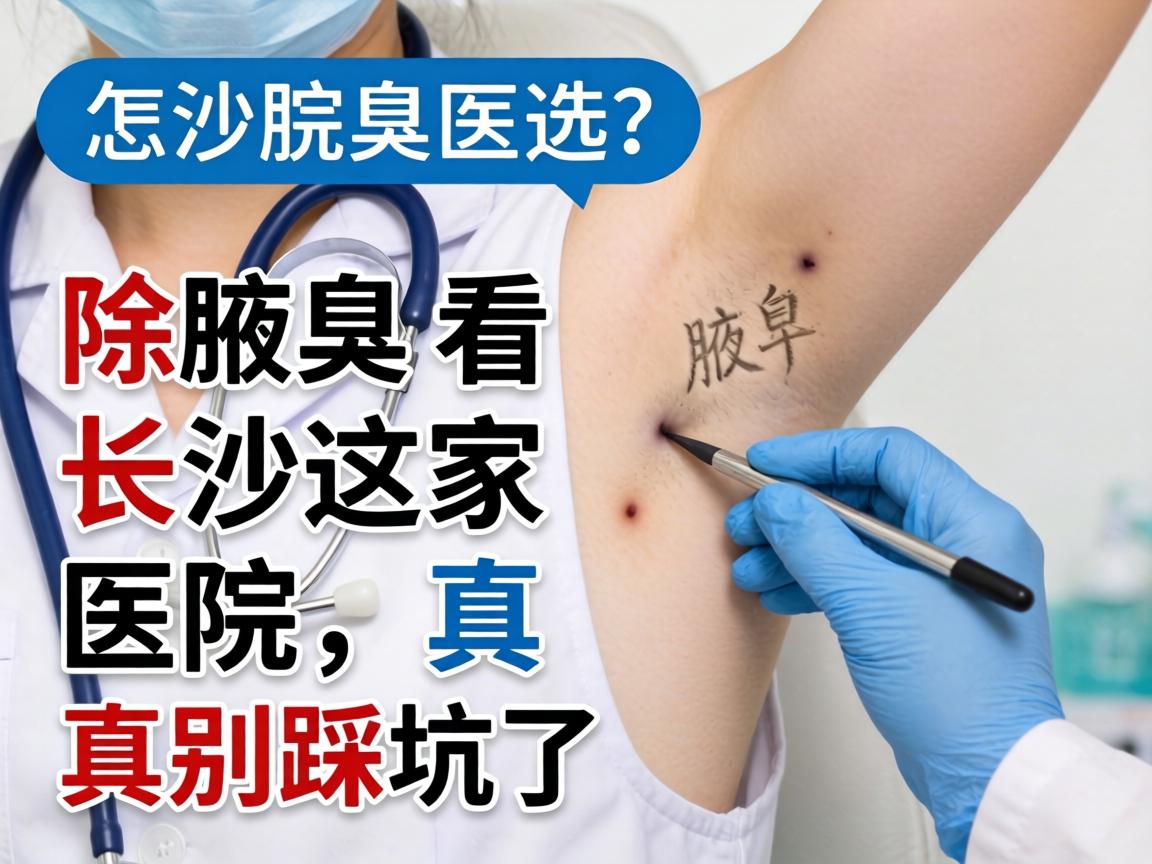 长沙除腋臭医院怎么选？除腋臭看长沙这家医院，真别踩坑了
