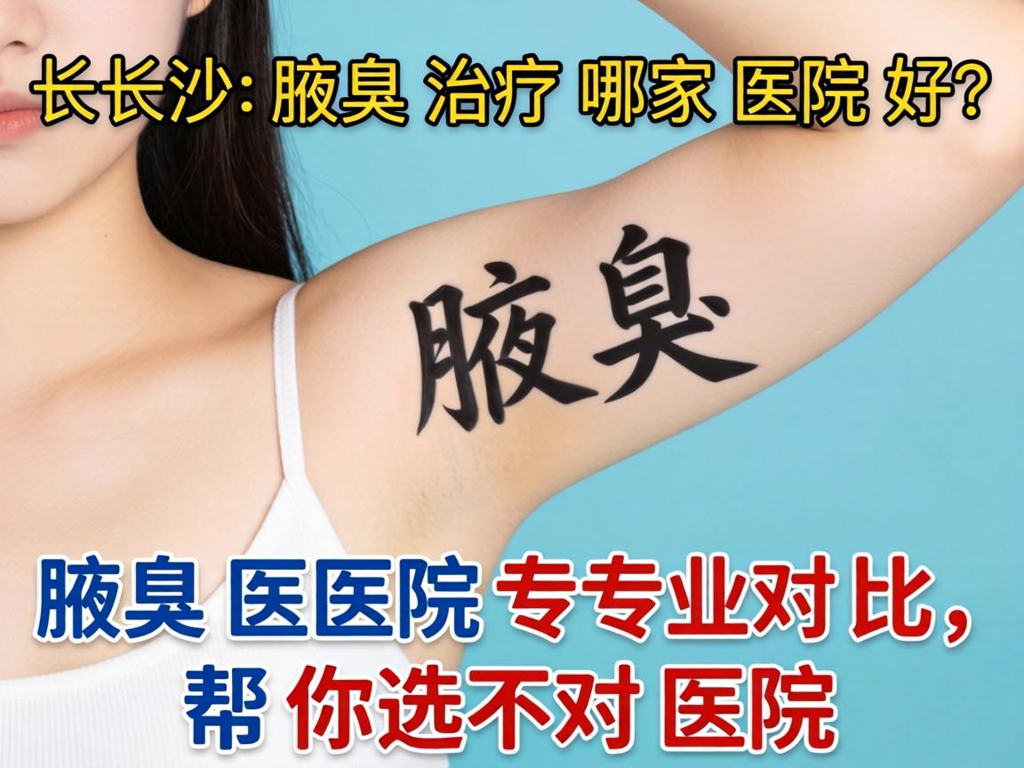 长沙腋臭治疗哪家医院好？腋臭医院专业对比，帮你选对医院