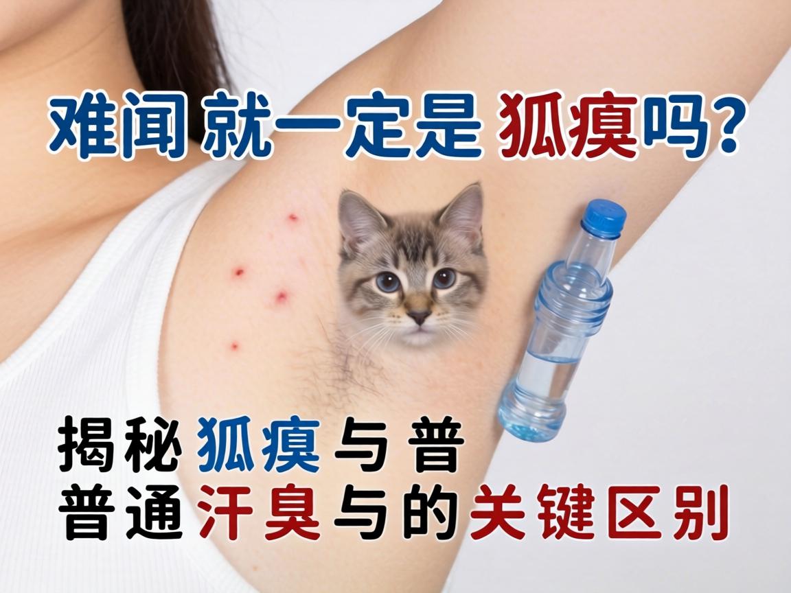 腋下难闻就一定是狐臭吗？揭秘狐臭与普通汗臭的关键区别