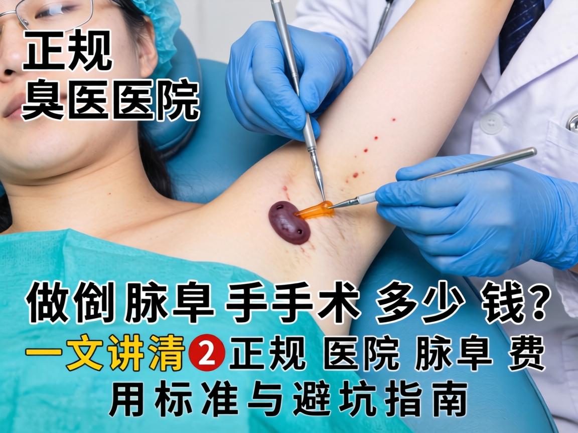 正规医院做腋臭手术多少钱？一文讲清正规医院腋臭费用标准与避坑指南