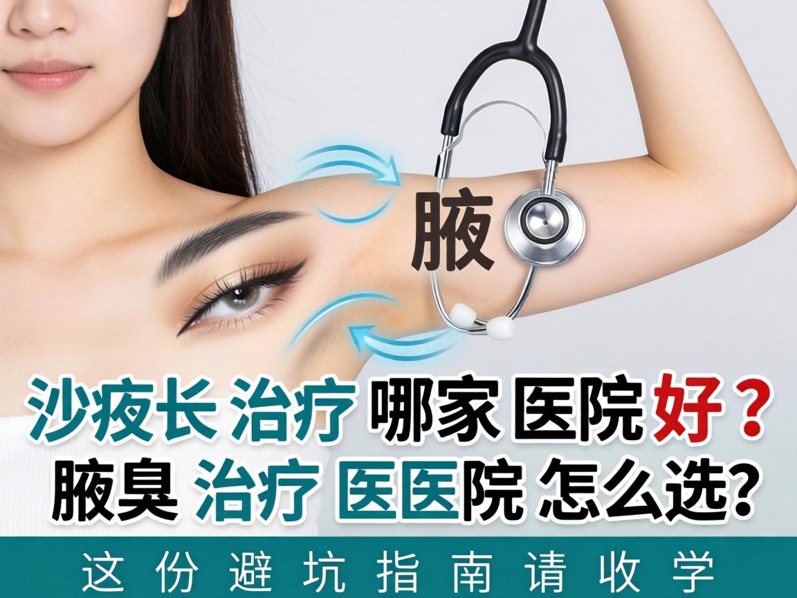 长沙腋臭治疗哪家医院好？腋臭治疗医院怎么选？这份避坑指南请收好