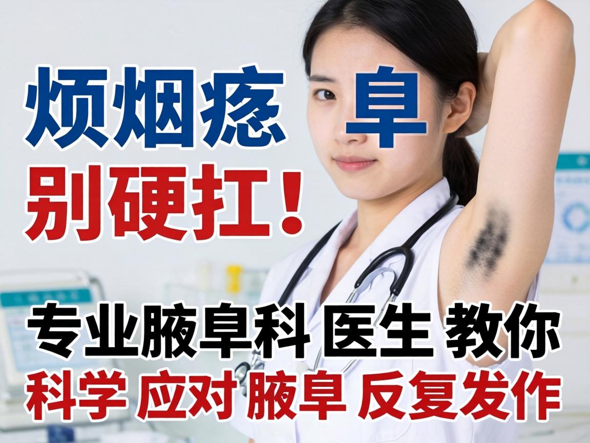 腋臭烦恼别硬扛！专业腋臭科医生教你科学应对腋臭反复发作