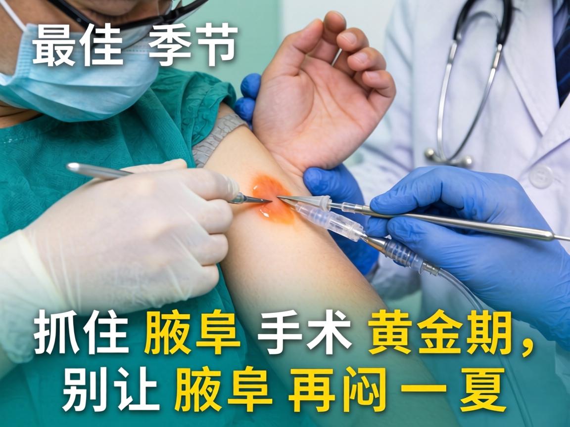 腋臭手术最佳季节，抓住腋臭手术黄金期，别让腋臭再闷一夏