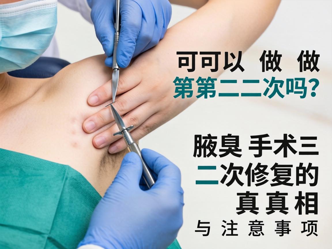 腋臭手术可以做第二次吗？腋臭手术二次修复的真相与注意事项