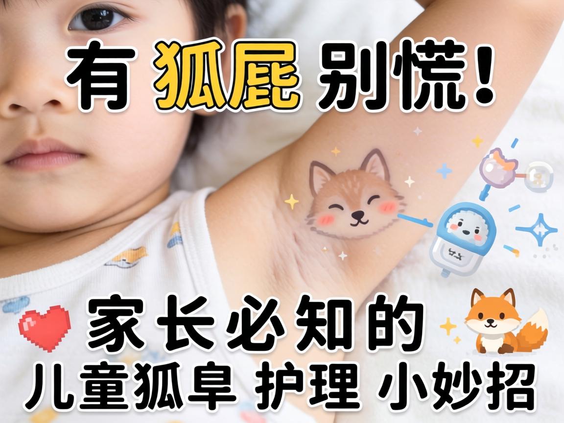 儿童有狐臭别慌！家长必知的儿童狐臭护理小妙招