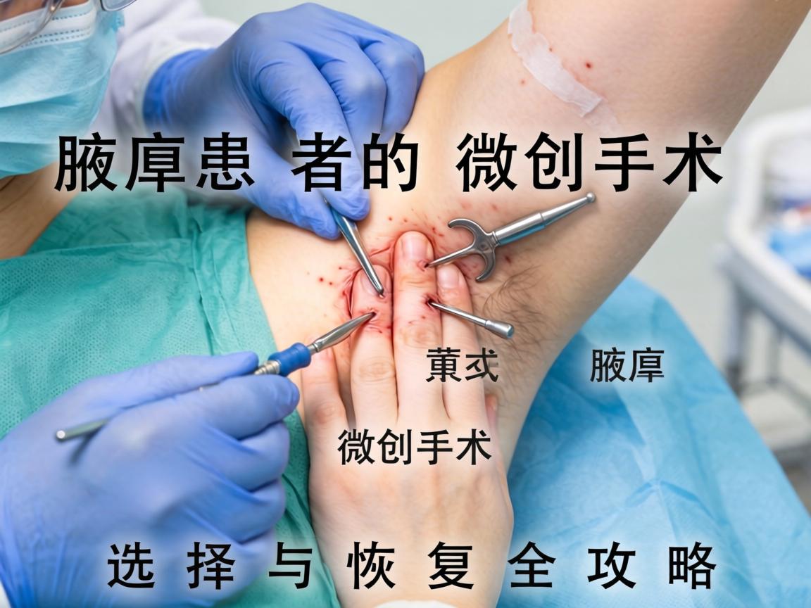 腋臭手术微创手术，腋臭患者的微创手术选择与恢复全攻略