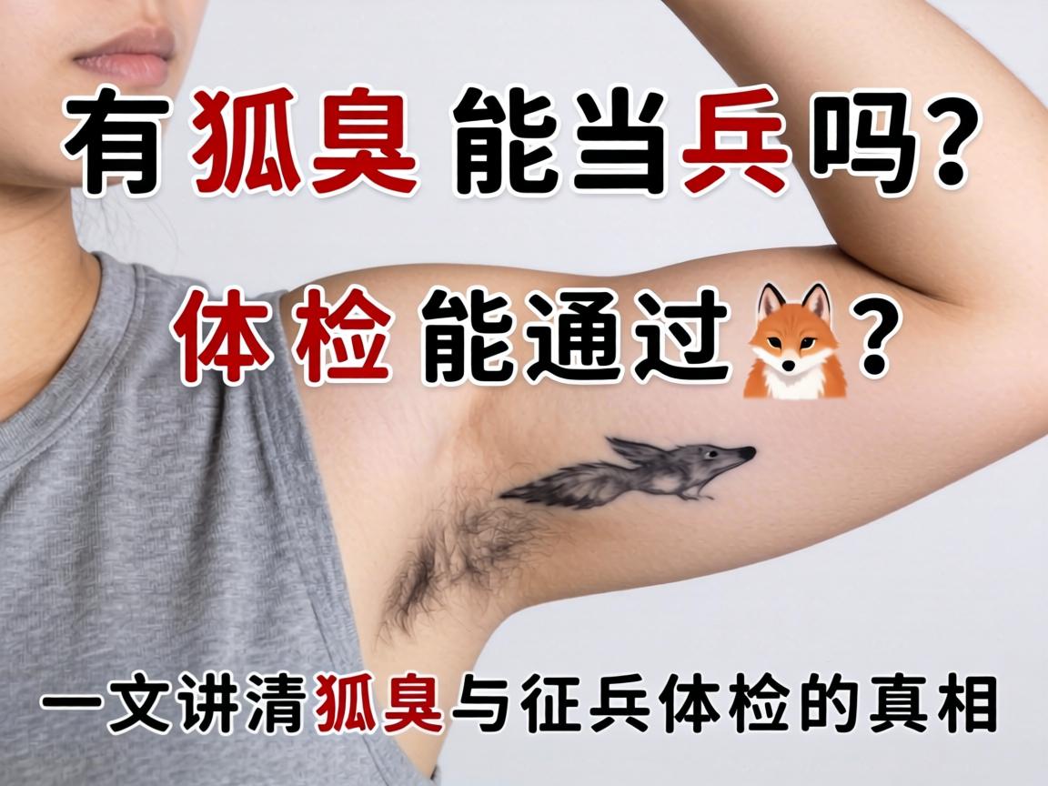有狐臭能当兵吗？体检能通过吗？一文讲清狐臭与征兵体检的真相