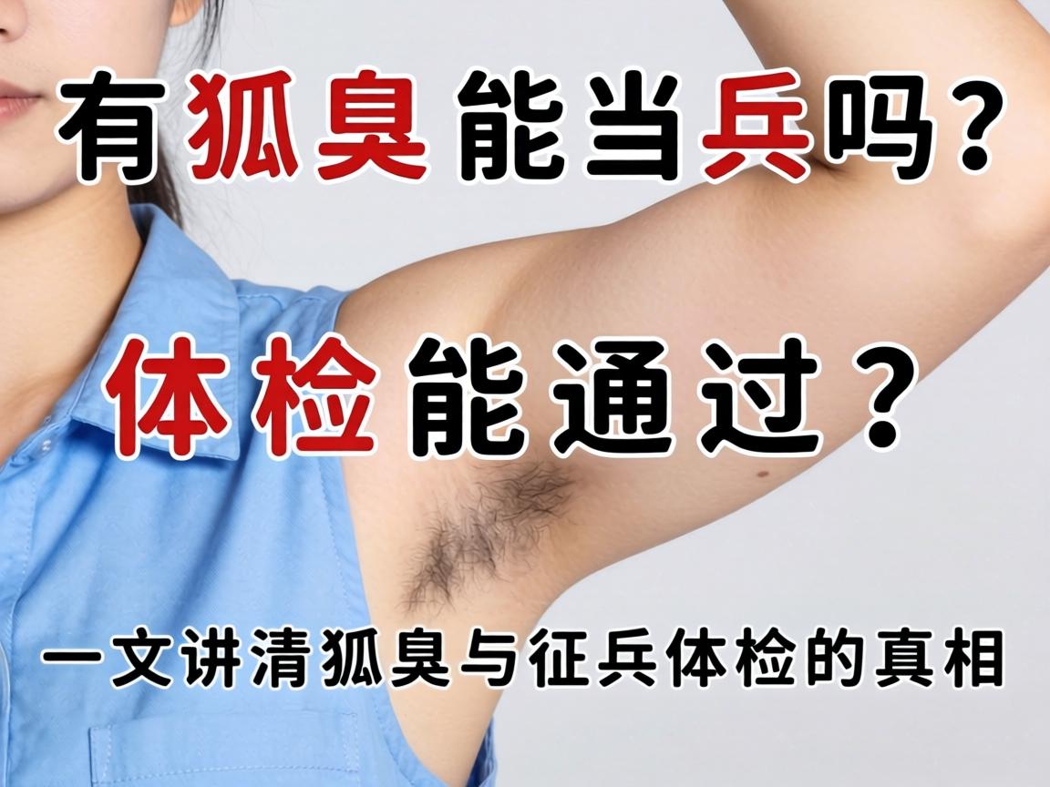 有狐臭能当兵吗？体检能通过吗？一文讲清狐臭与征兵体检的真相