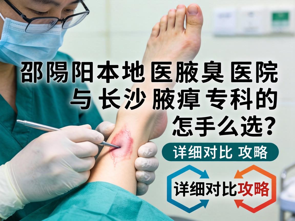 邵阳腋臭手术医院怎么选？邵阳本地医院与长沙腋臭专科的详细对比攻略