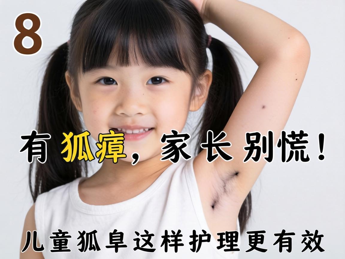 8岁小女孩有狐臭，家长别慌！儿童狐臭这样护理更有效
