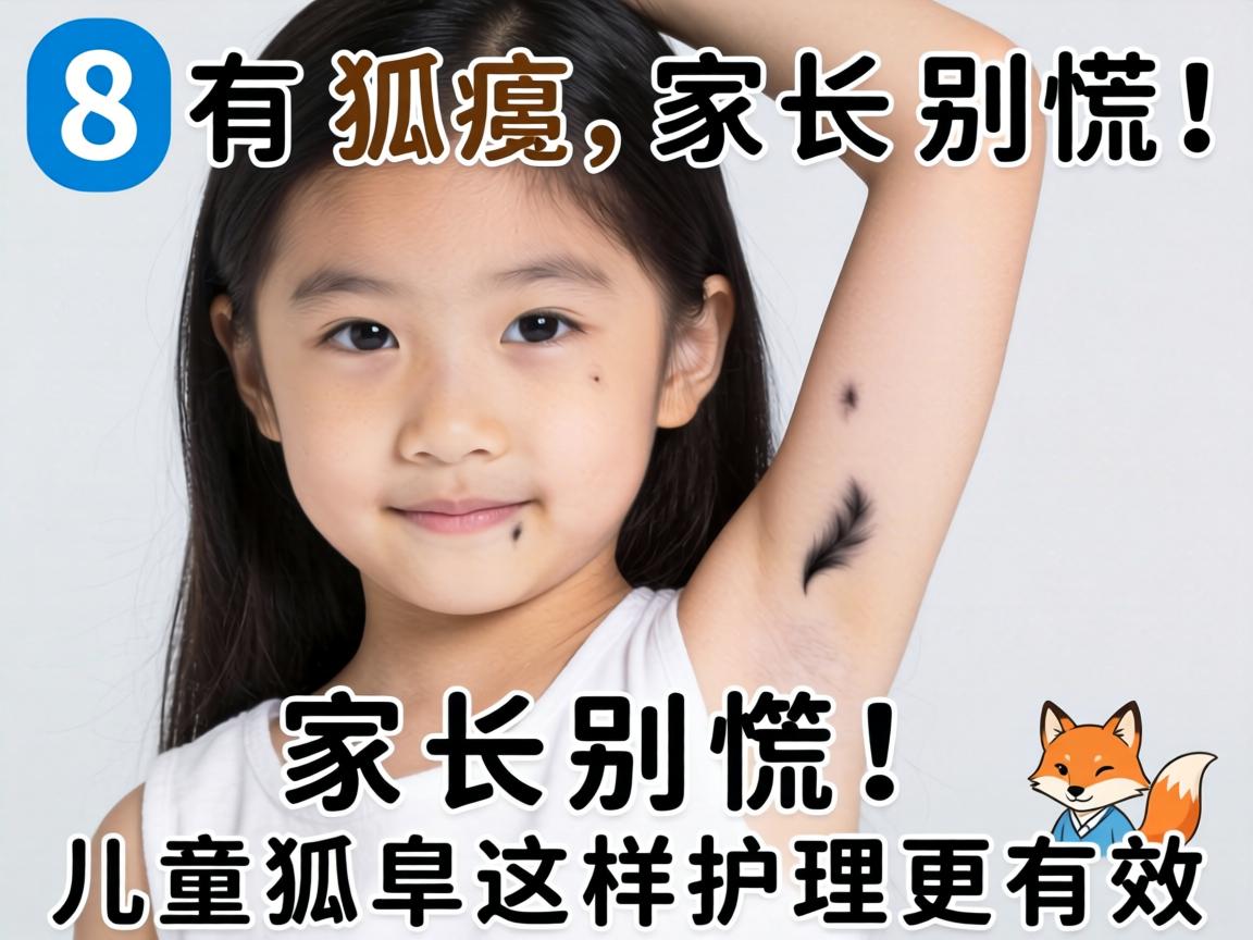 8岁小女孩有狐臭，家长别慌！儿童狐臭这样护理更有效