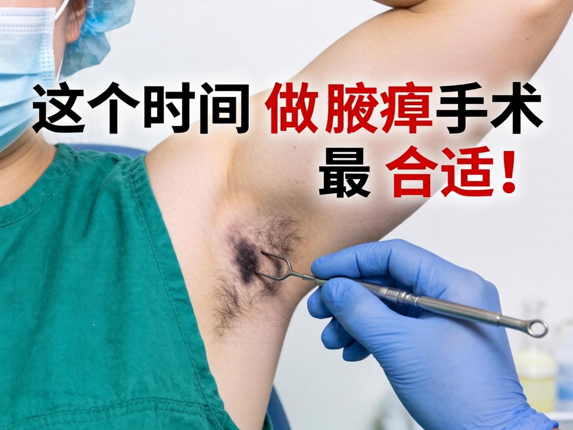 腋臭手术最佳时间，这个时间做腋臭手术最合适！