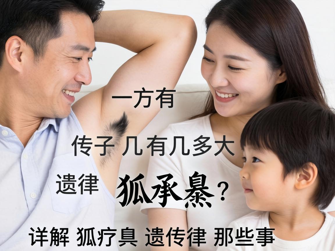 父母一方有狐臭，孩子遗传几率有多大？详解狐臭遗传那些事