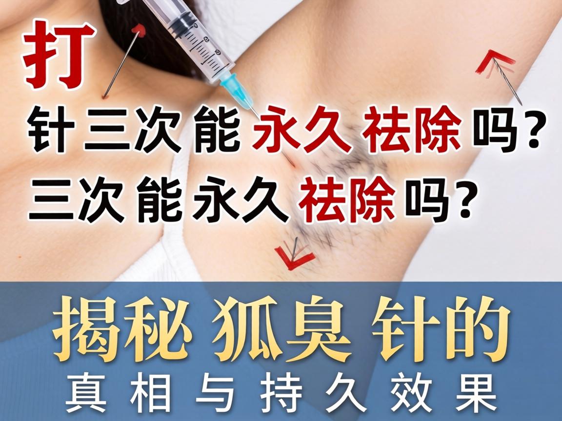打狐臭针三次能永久祛除吗？揭秘狐臭针的真相与持久效果