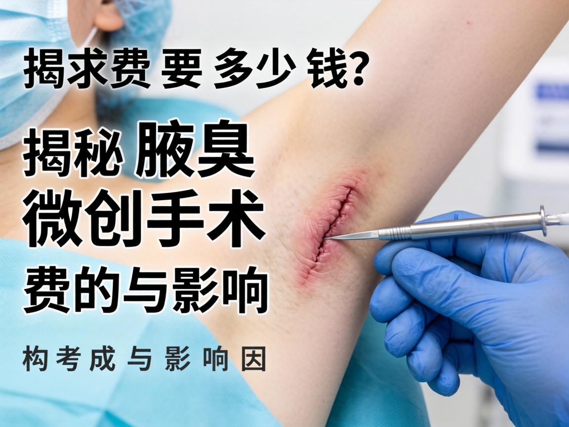 腋臭微创手术费要多少钱？揭秘腋臭微创手术费的构成与影响因素