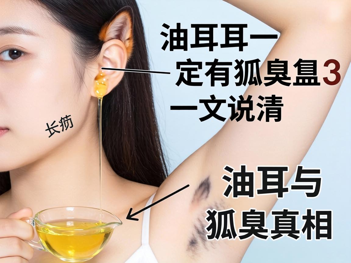 油耳与狐臭，油耳一定有狐臭吗？一文说清油耳与狐臭的真相
