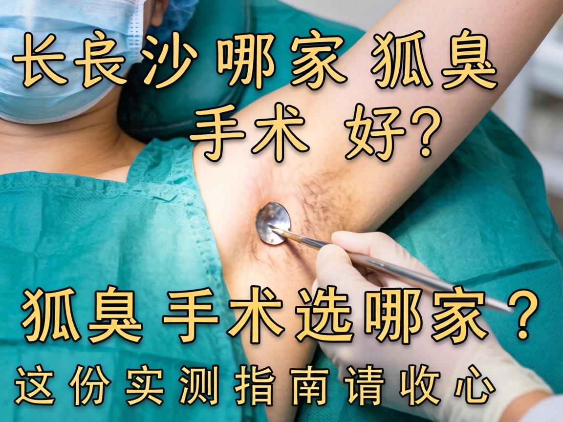 长沙哪家狐臭手术好？狐臭手术选哪家？这份实测指南请收好