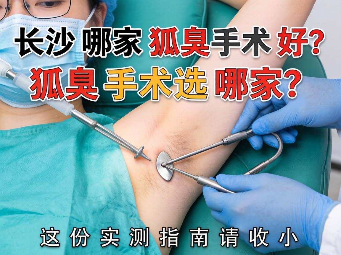 长沙哪家狐臭手术好？狐臭手术选哪家？这份实测指南请收好