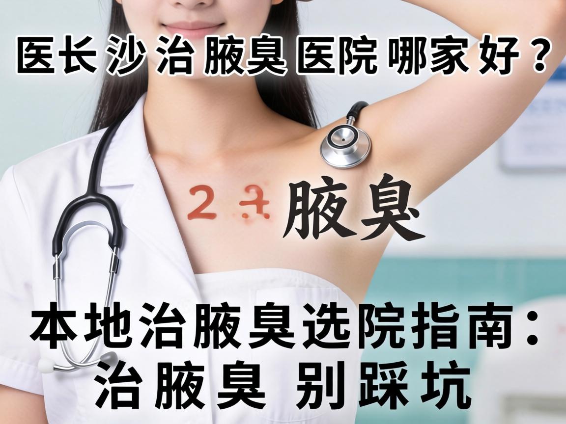 长沙治腋臭医院哪家好？本地治腋臭选院指南，治腋臭别踩坑