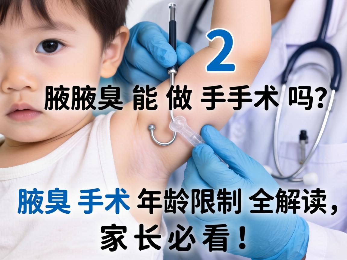 12岁腋臭能做手术吗？腋臭手术年龄限制全解读，家长必看！