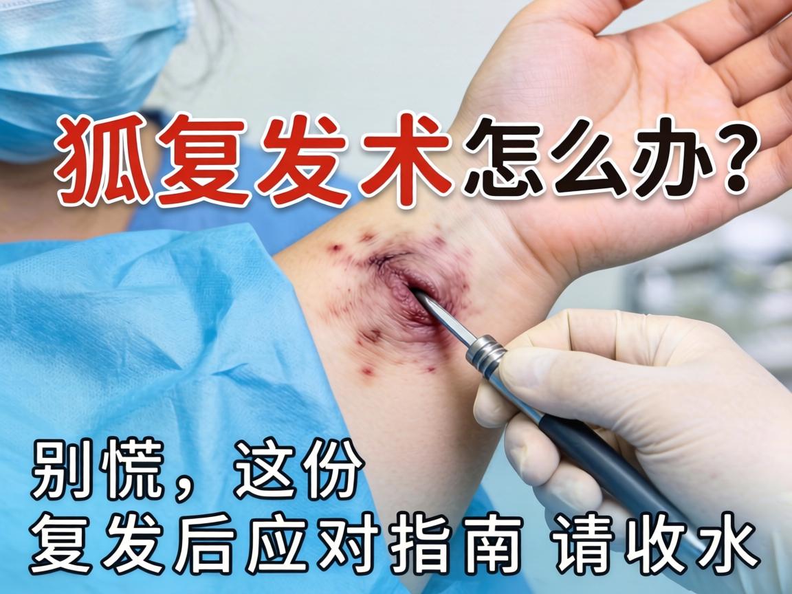 狐臭手术后复发怎么办？别慌，这份复发后应对指南请收好