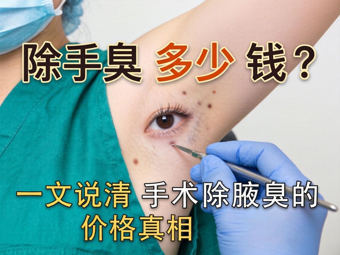 手术除腋臭多少钱？一文说清手术除腋臭的价格真相