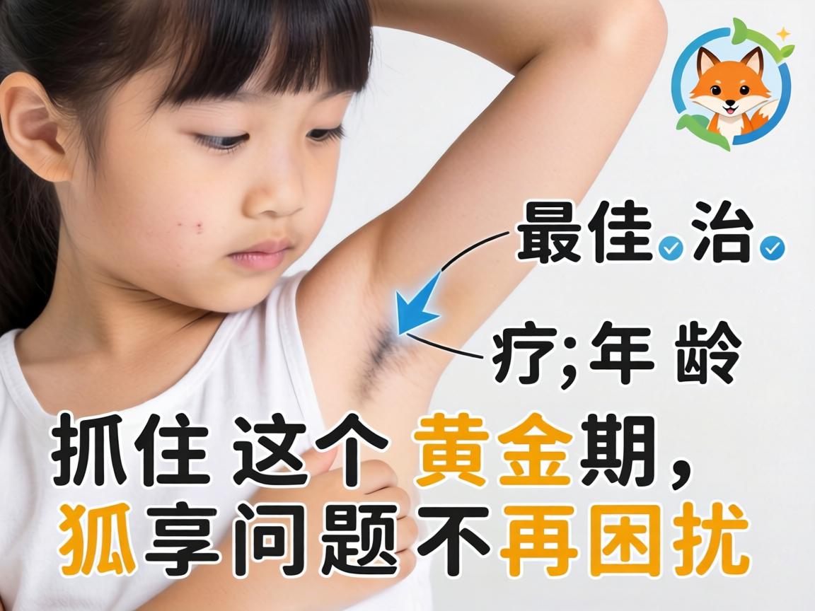 女孩狐臭最佳治疗年龄，抓住这个黄金期，狐臭问题不再困扰