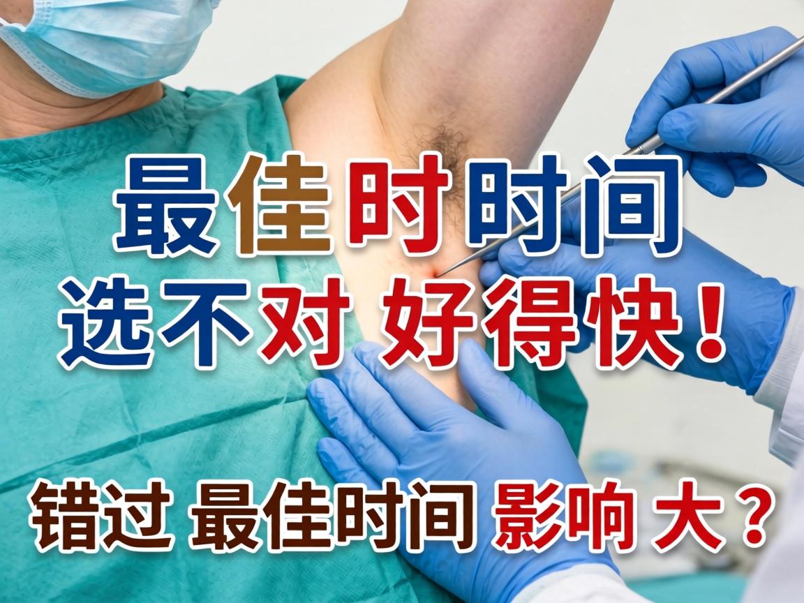 腋臭手术最佳时间，最佳时间选对好得快！错过最佳时间影响大？