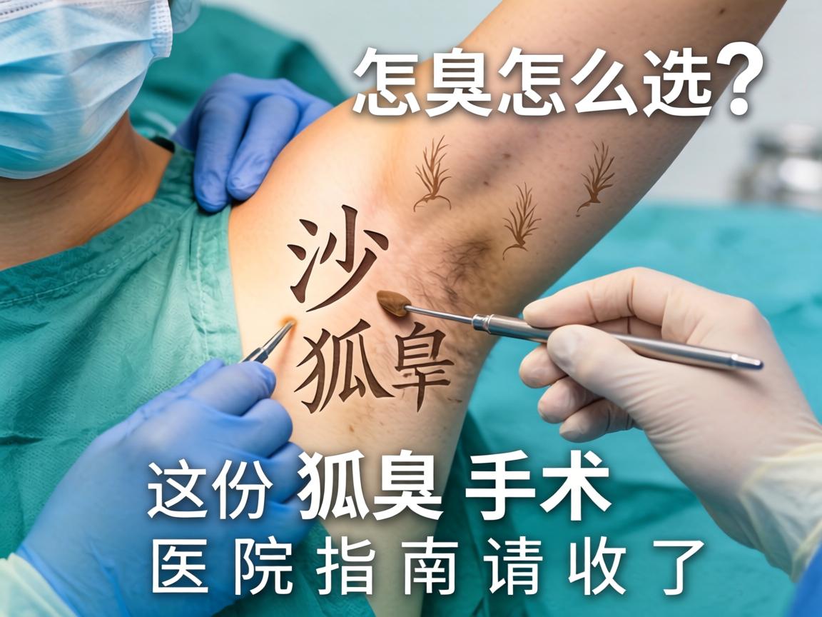 长沙狐臭手术医院怎么选？这份狐臭手术医院指南请收好