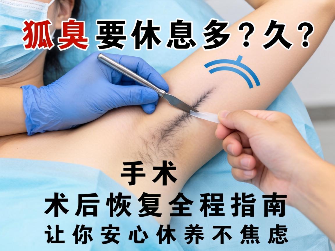 狐臭手术要休息多久？术后恢复全程指南，让你安心休养不焦虑