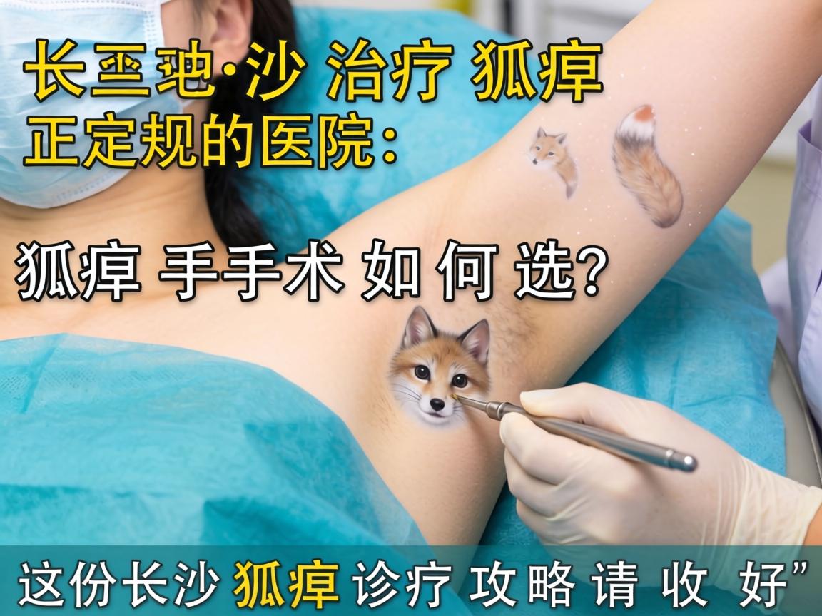 长沙治疗狐臭正规医院，狐臭手术如何选？这份长沙狐臭诊疗攻略请收好