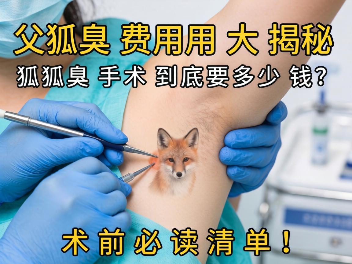 狐臭手术费用大揭秘，狐臭手术到底要多少钱？术前必读清单！