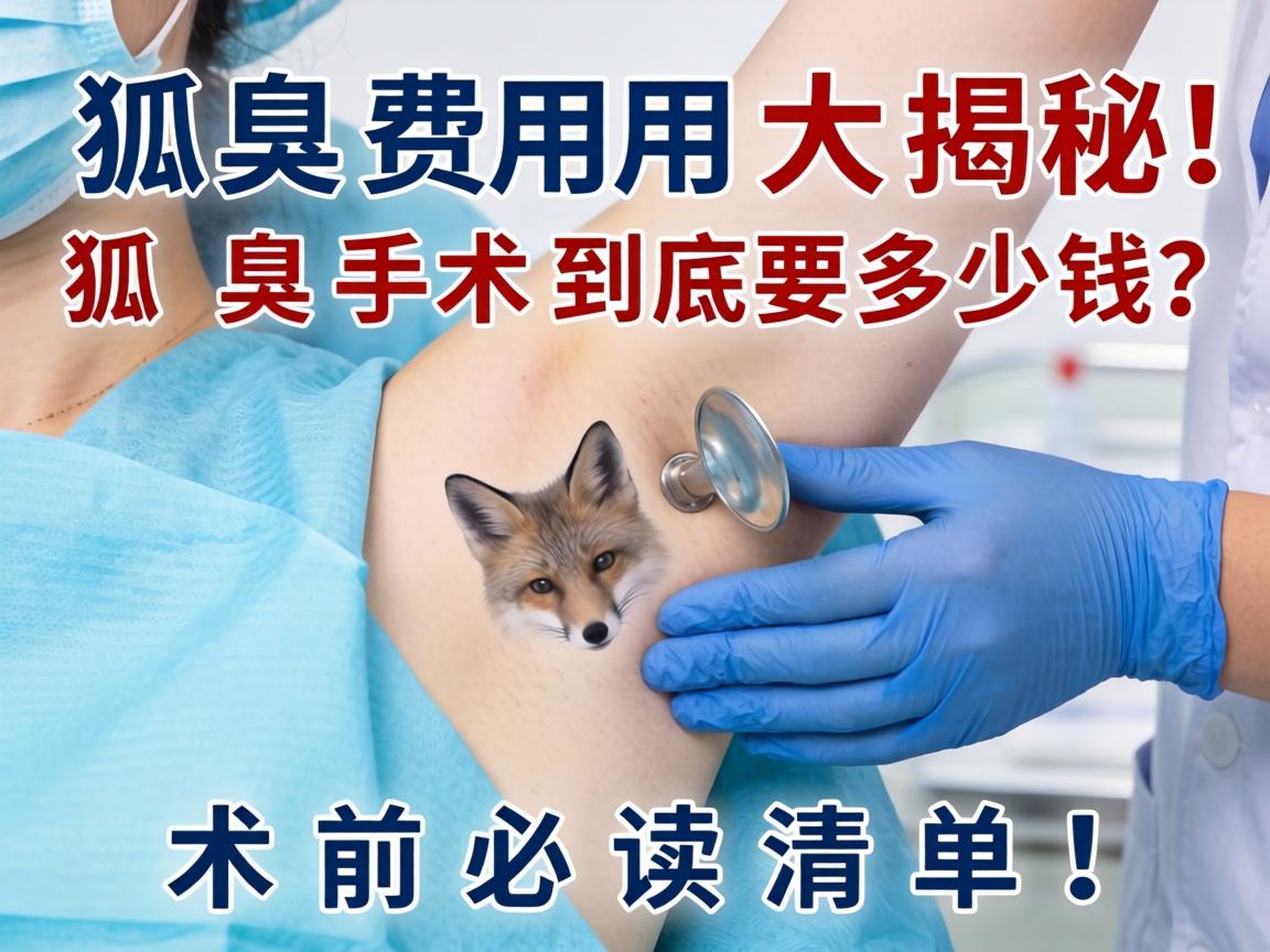 狐臭手术费用大揭秘，狐臭手术到底要多少钱？术前必读清单！