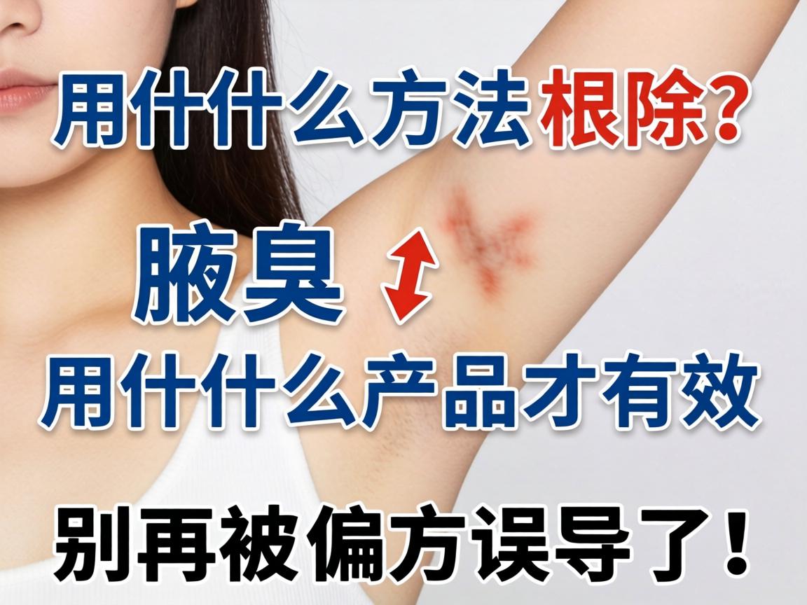 腋臭用什么方法根除？腋臭用什么产品才有效？别再被偏方误导了！