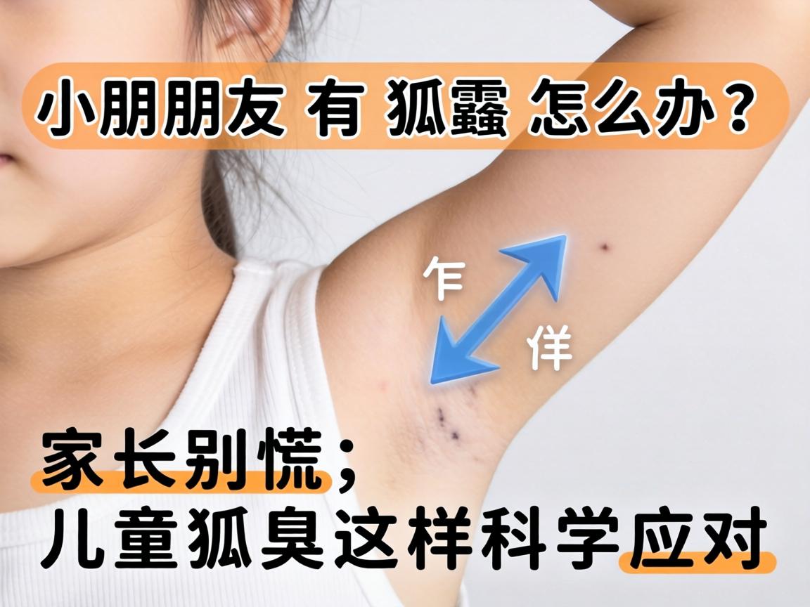 小朋友有狐臭怎么办？家长别慌，儿童狐臭这样科学应对