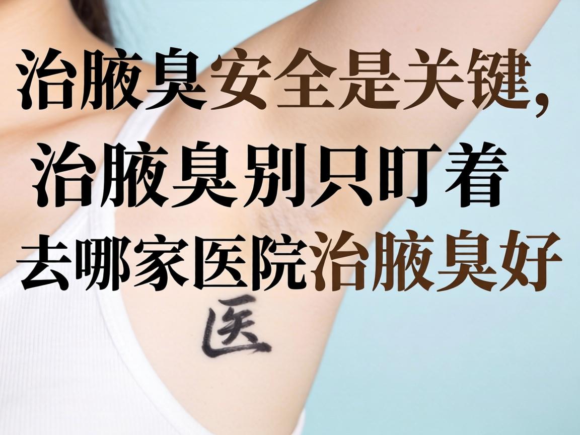 治腋臭安全是关键，治腋臭别只盯着去哪家医院治腋臭好