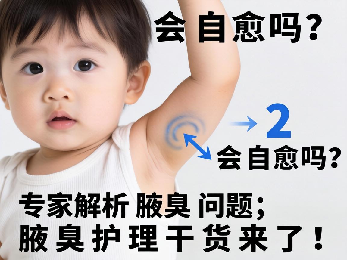 12岁小孩腋臭会自愈吗？专家解析腋臭问题，腋臭护理干货来了！