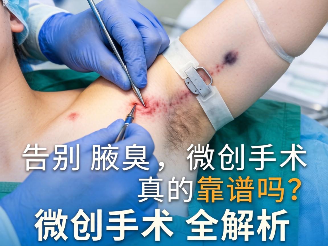 腋臭手术微创手术，告别腋臭，微创手术真的靠谱吗？微创手术全解析