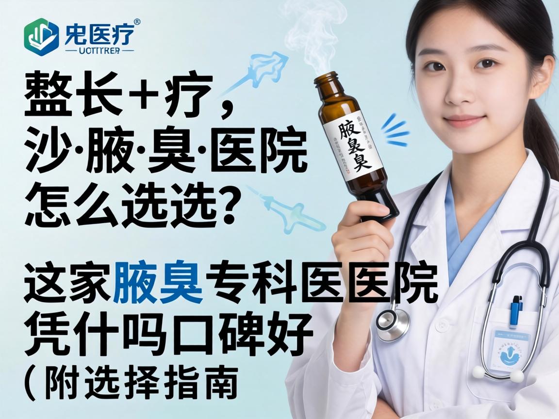 长沙腋臭医院怎么选？这家腋臭专科医院凭什么口碑好（附选择指南）