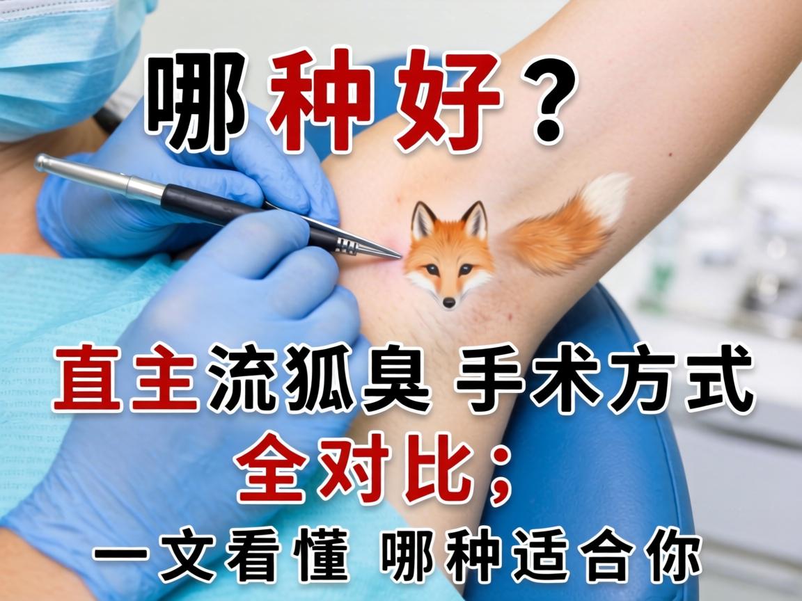 狐臭手术哪种好？主流狐臭手术方式全对比，一文看懂哪种适合你