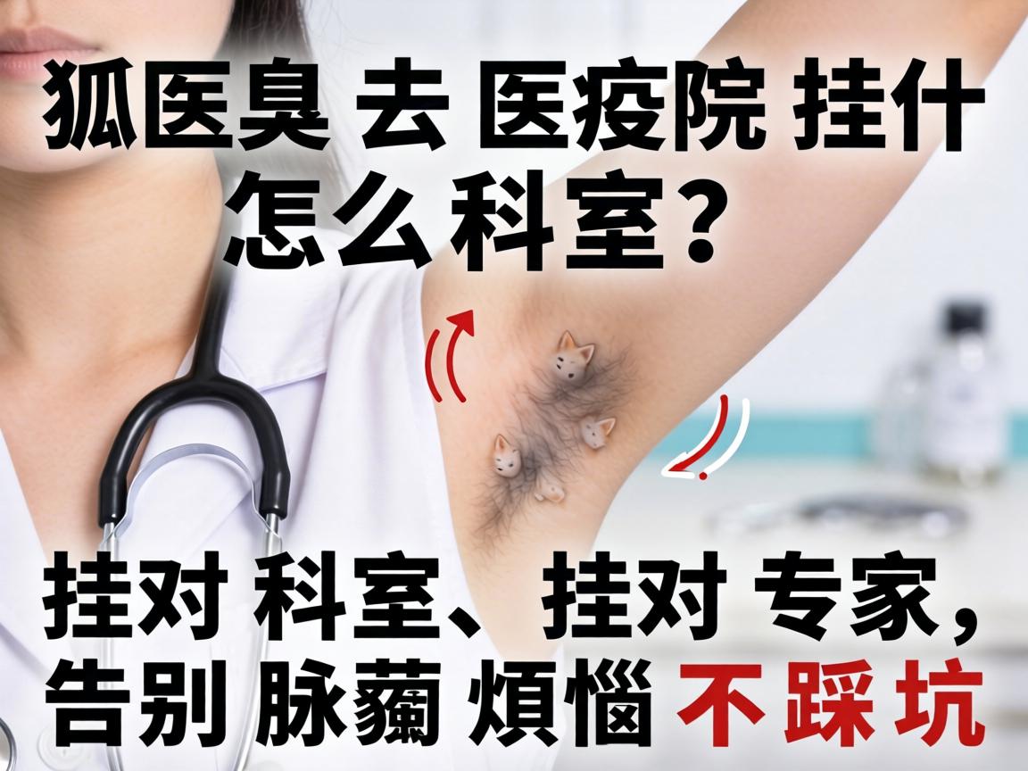 狐臭去医院挂什么科室？挂对科室、挂对专家，告别腋臭烦恼不踩坑