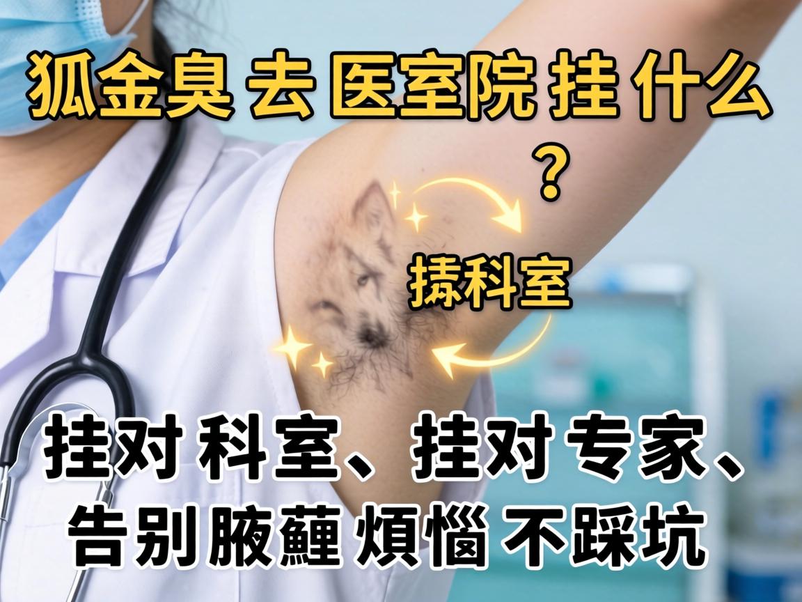 狐臭去医院挂什么科室？挂对科室、挂对专家，告别腋臭烦恼不踩坑
