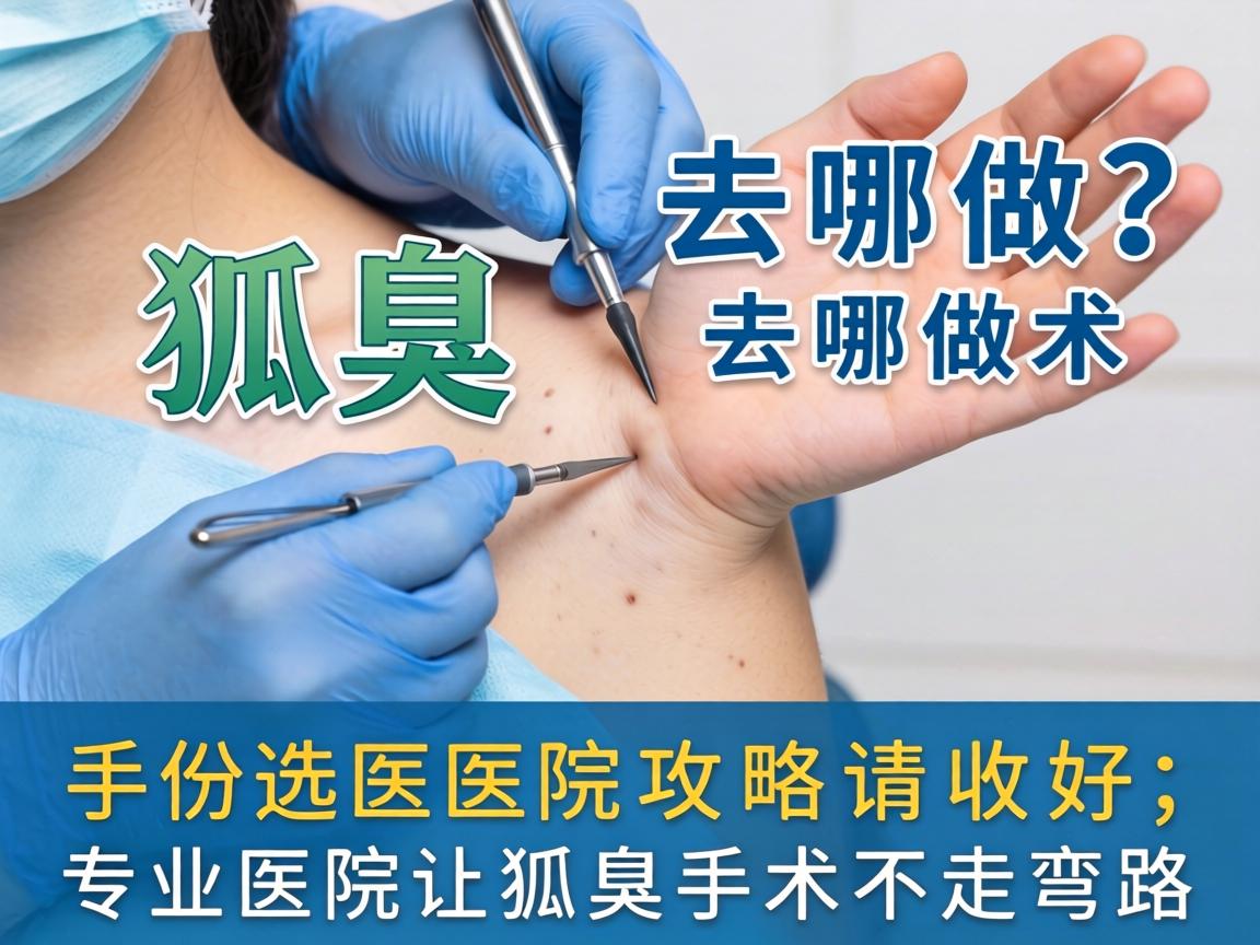狐臭手术去哪做？这份选医院攻略请收好，专业医院让狐臭手术不走弯路