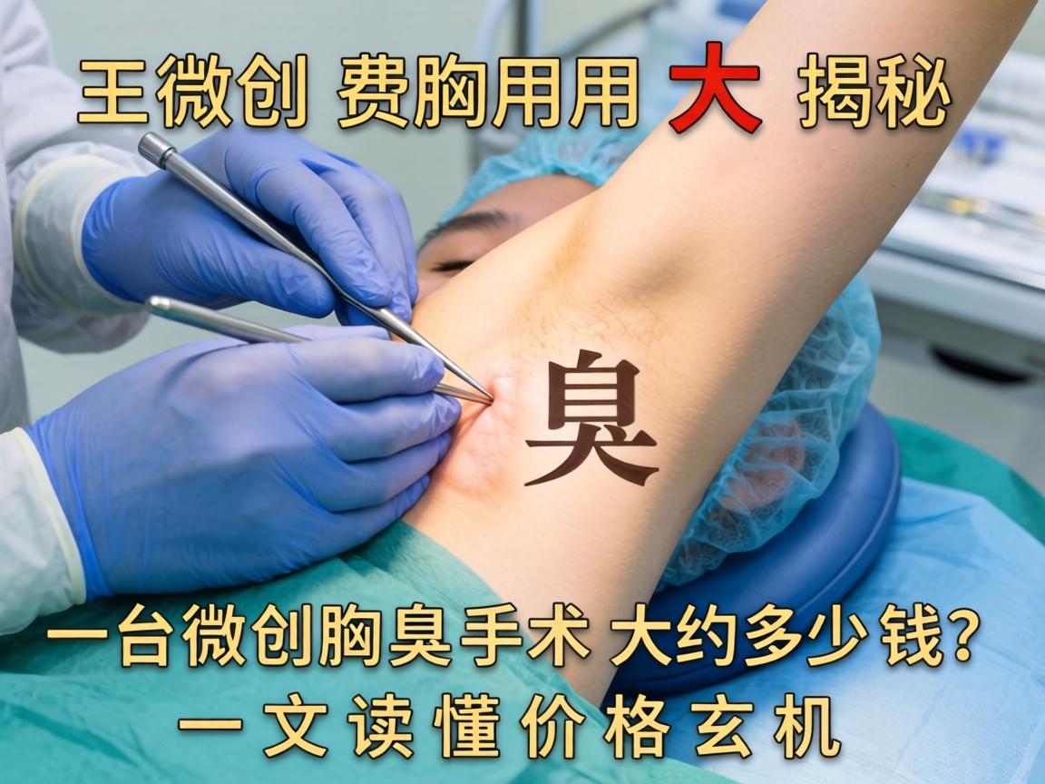 微创腋臭手术费用大揭秘，一台微创腋臭手术大约多少钱？一文读懂价格玄机