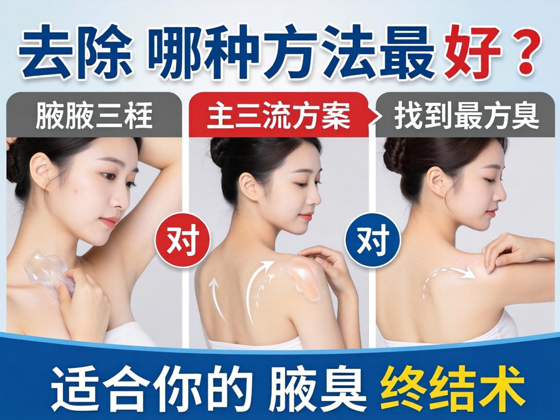 腋臭去除哪种方法最好？对比三种主流方案，找到最适合你的腋臭终结术