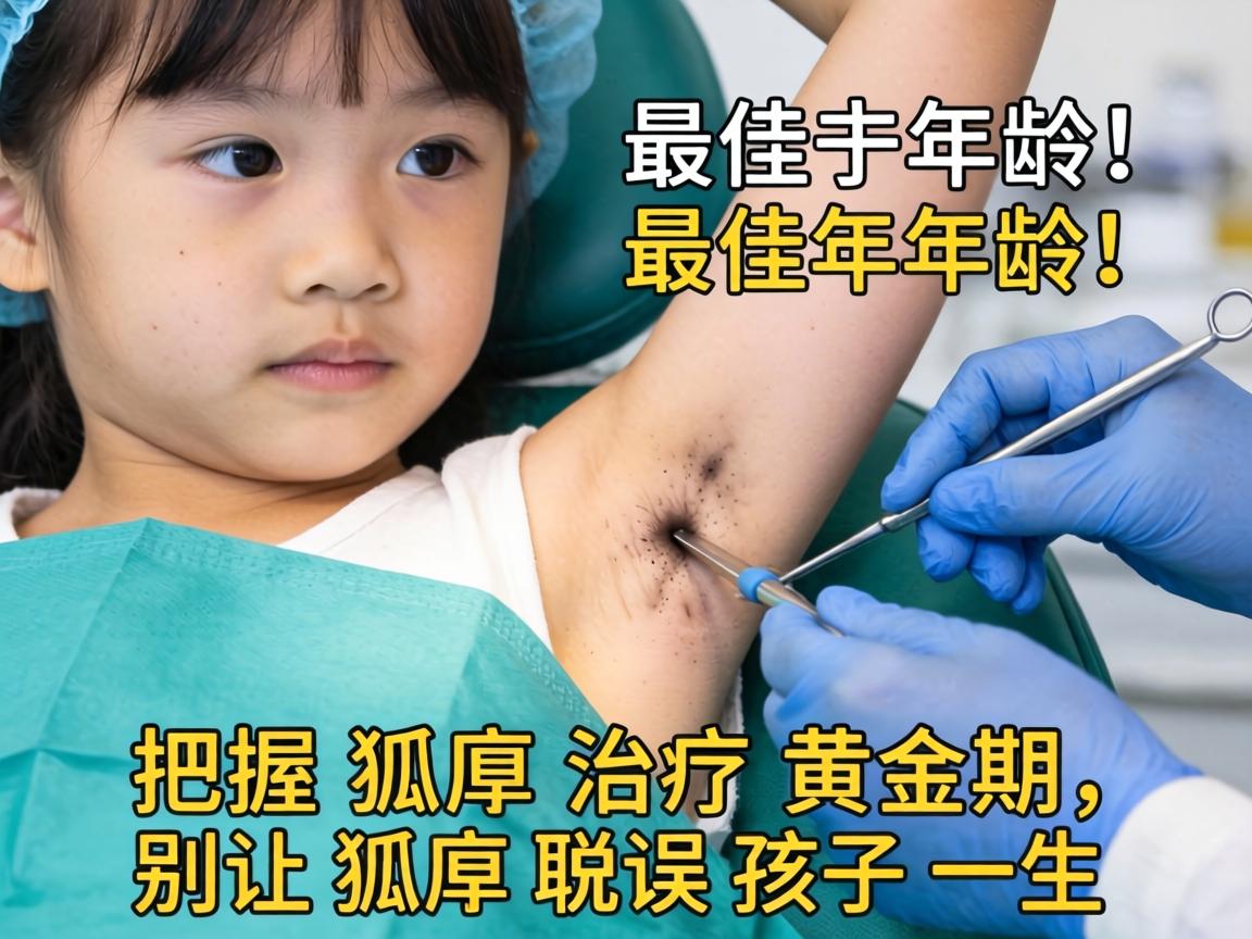 女孩狐臭手术最佳年龄，把握狐臭治疗黄金期，别让狐臭耽误孩子一生