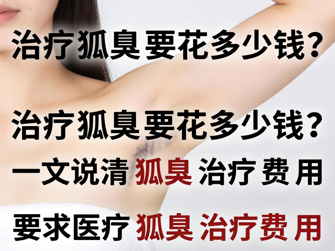 治疗狐臭要花多少钱？一文说清狐臭治疗费用