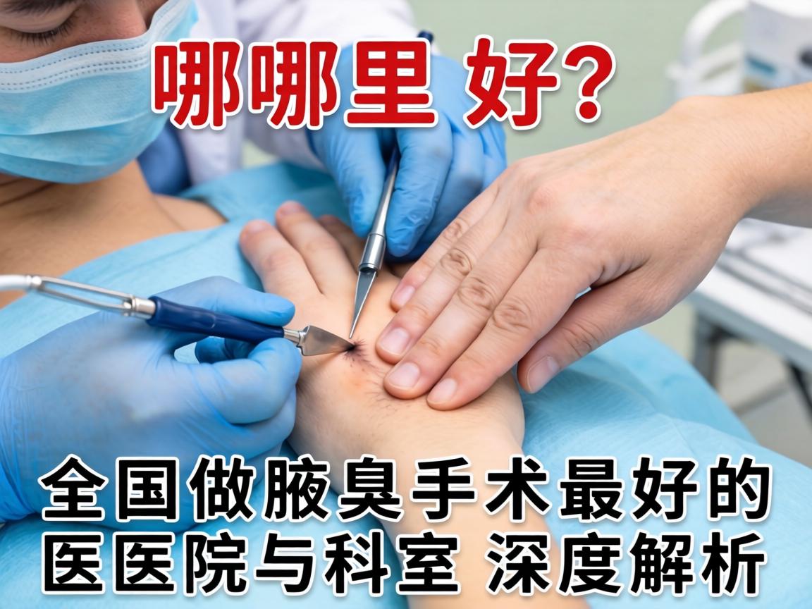 腋臭手术哪里好？全国做腋臭手术最好的医院与科室深度解析