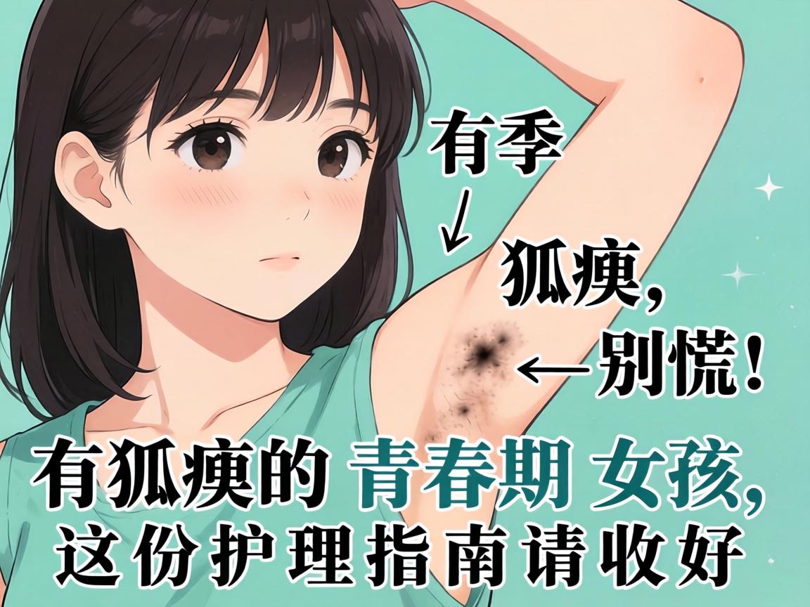 青春期女孩有狐臭，别慌！有狐臭的青春期女孩，这份护理指南请收好